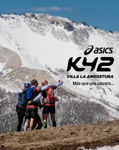 Afiche de la ASICS K42 Villa La Angostura: más que una carrera